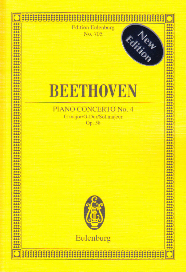 Beethoven, Concerto for Piano No. 4 in G (Eulenburg)