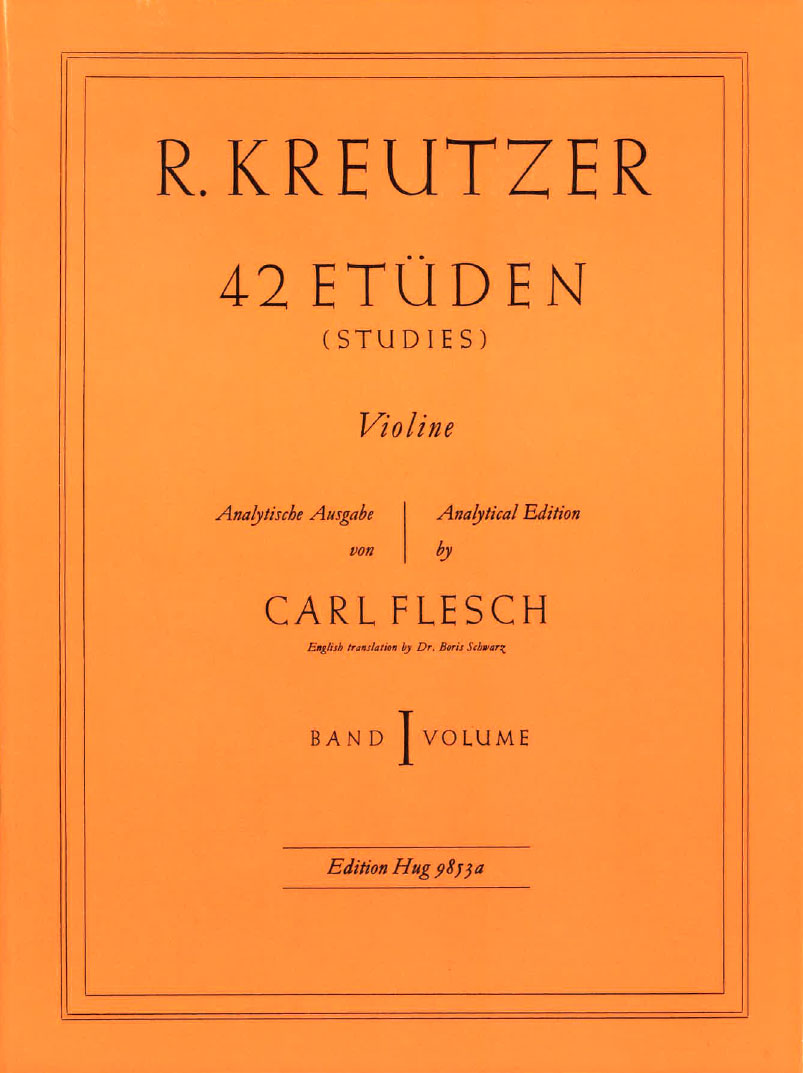 Kreutzer, 42 Etuden, 1 (Flesch) (Hug)