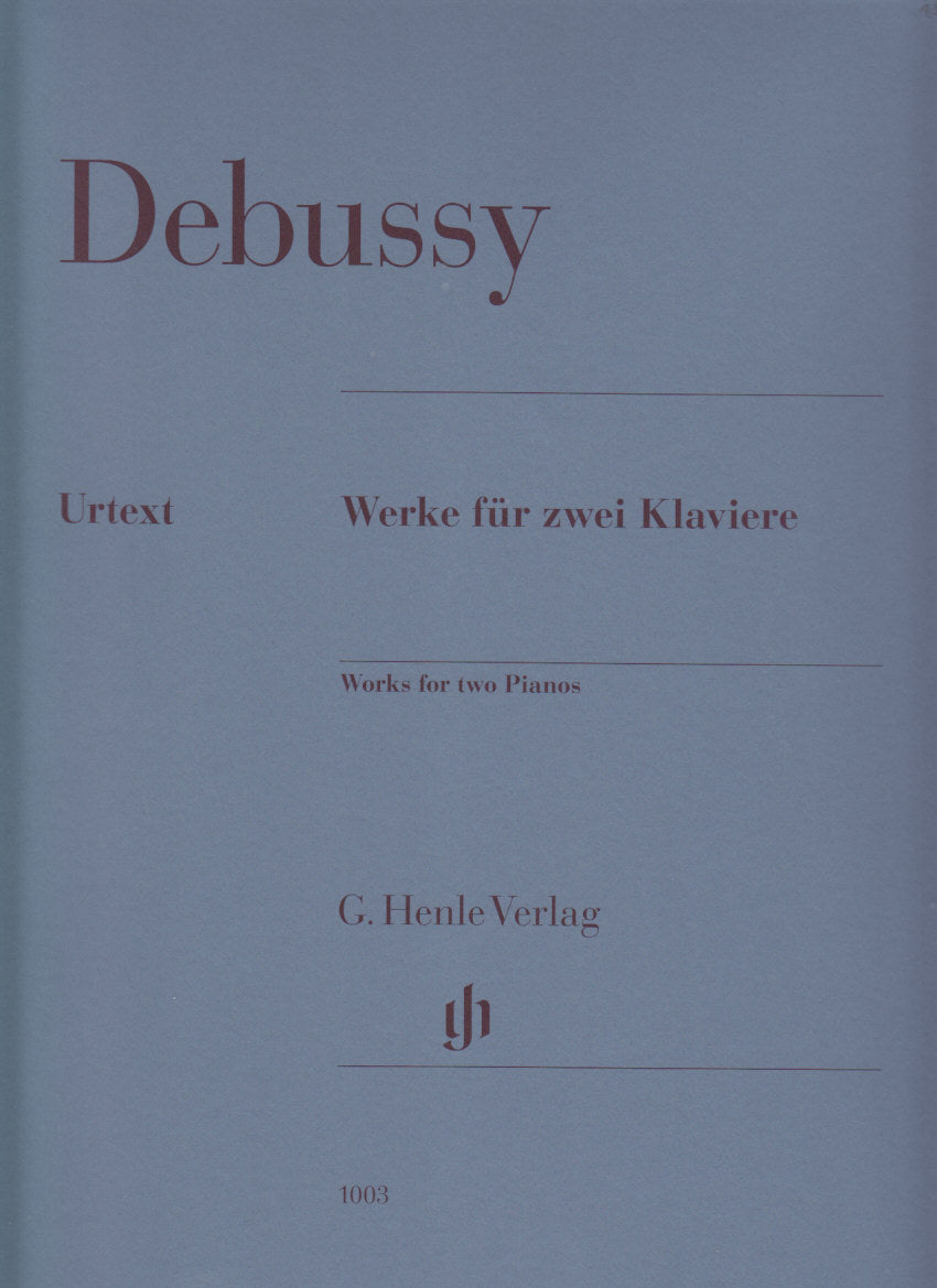 Debussy, Werke fur 2 Klaviere (Henle)