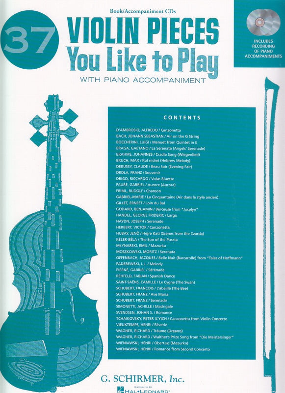 37 Violin Pieces You Like to Play (G.Schirmer)