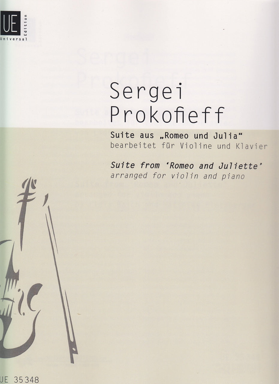 Prokofiev, Romeo and Juliet, Suite from (Universal)
