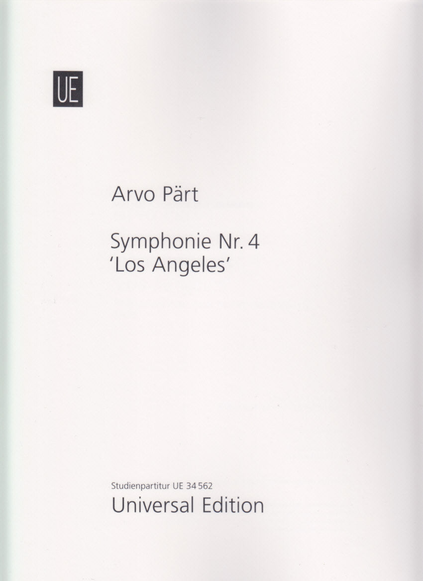 Part, Symphonie Nr. 4 'Los Angeles' (Universal)