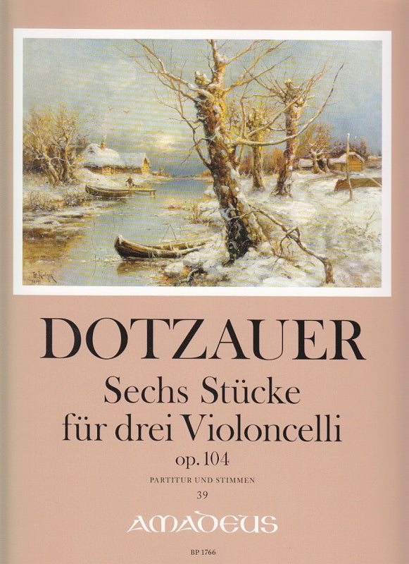 Dotzauer, 3 Stucke op. 104 (3Vc) (Amadeus Verlag)