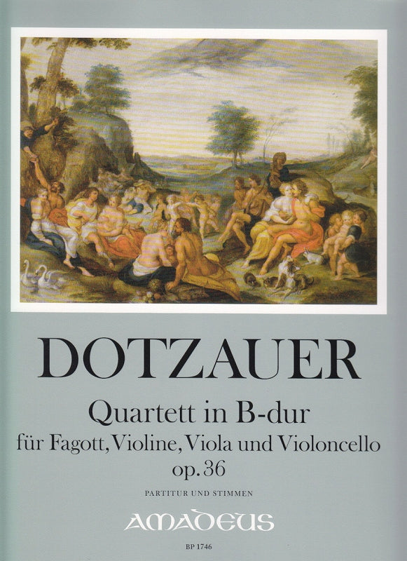 Dotzauer, Quartett in B op. 36 (Amadeus Verlag)