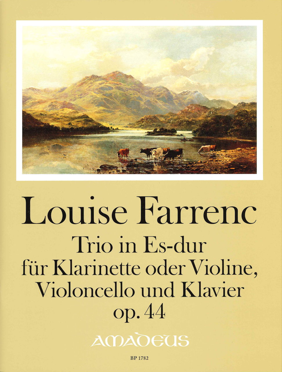 Farrenc, Trio op. 44 in Eb (Cl/Vn,Vc,Pf) (Amadeus Verlag)