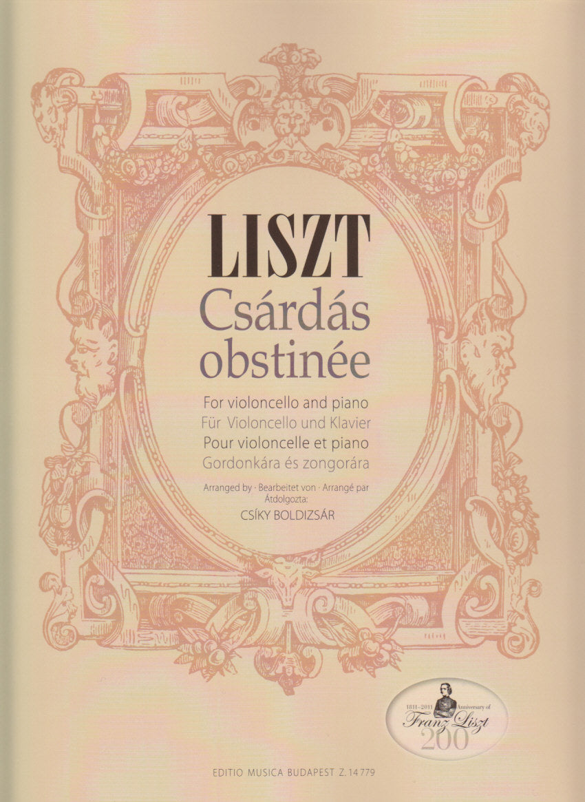 Liszt, Csardas obstinee (Editio Musica Budapest)
