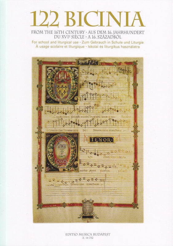 122 Bicinia from the 16th Century (Editio Musica Budapest)