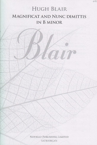 Blair, Magnificat and Nunc Dimittis (Novello)