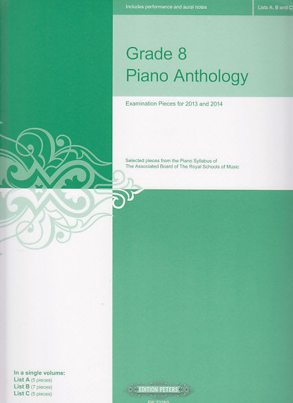 Grade 8 Piano Anthology 2013/14 (Peters)