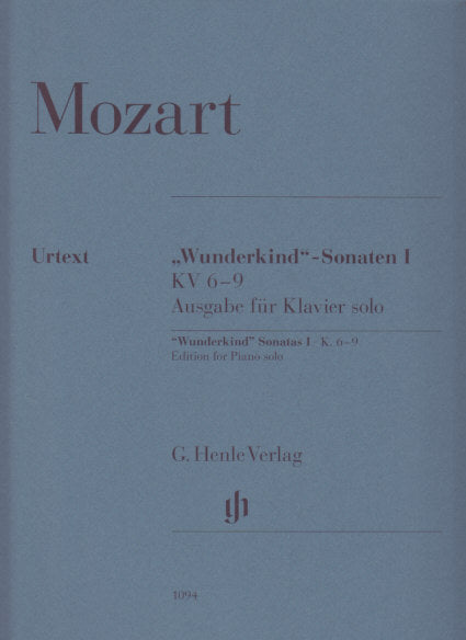 Mozart, Wunderkind-Sonaten 1 KV 6-9 (Henle)