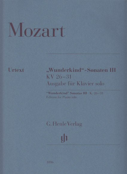 Mozart, Wunderkind-Sonaten 3 (Pf) (Henle)