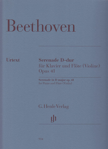 Beethoven, Serenade op. 41 in D (Voss) (Henle)