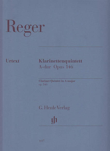 Reger, Quintet op. 146 in A (Cl,Str) (Henle)