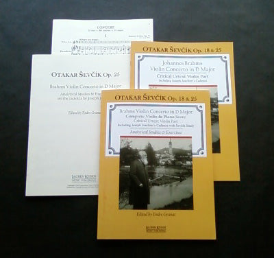 Sevcik, op.18, 25 Brahms Concerto (Lauren Keiser)