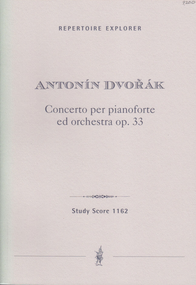 Dvorak, Concerto for Piano op. 33 B 63 (Hoflich)