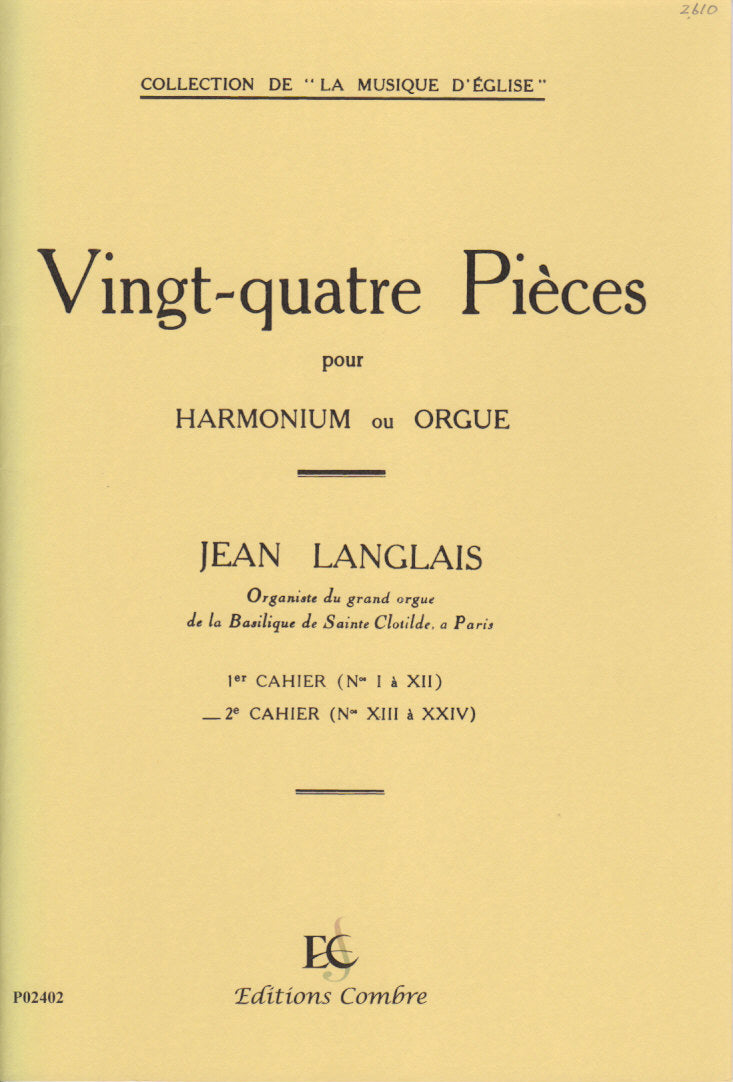 Langlais, 24 Pieces, 2: No. 13-24 (Combre)