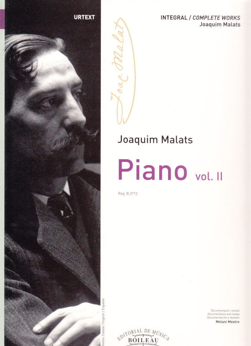Malats, Piano vol. 2 (Boileau)