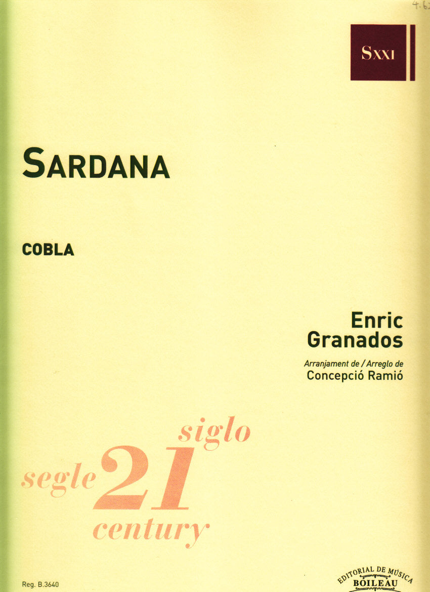 Granados, Sardana (11-part Cobla Ens) (Boileau)