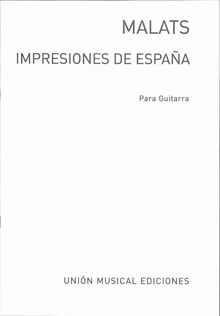 Malats, Serenata espanola (Guitar Solo) (UME)