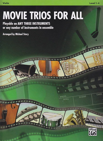 Movie Quartets for All: Violin (Alfred)