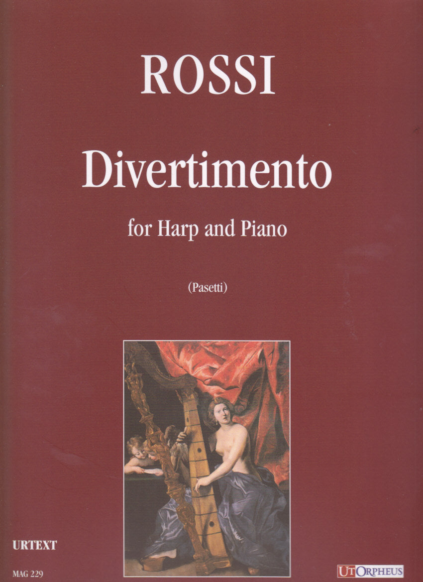 Rossi, Divertimento for Harp and Piano (Ut Orpheus)