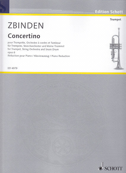 Zbinden, Concertino op. 6 (1946) (Schott)