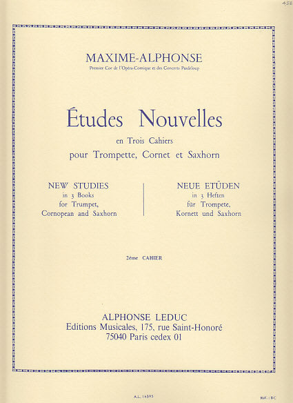 Maxime-Alphonse, Etudes nouvelles 2 (Leduc)