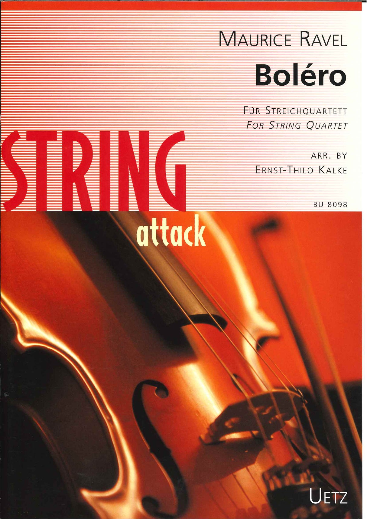 Ravel, Bolero (2Vn,Va,Vc) (Uetz)