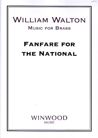 Walton, Fanfare for the National (Winwood Music)
