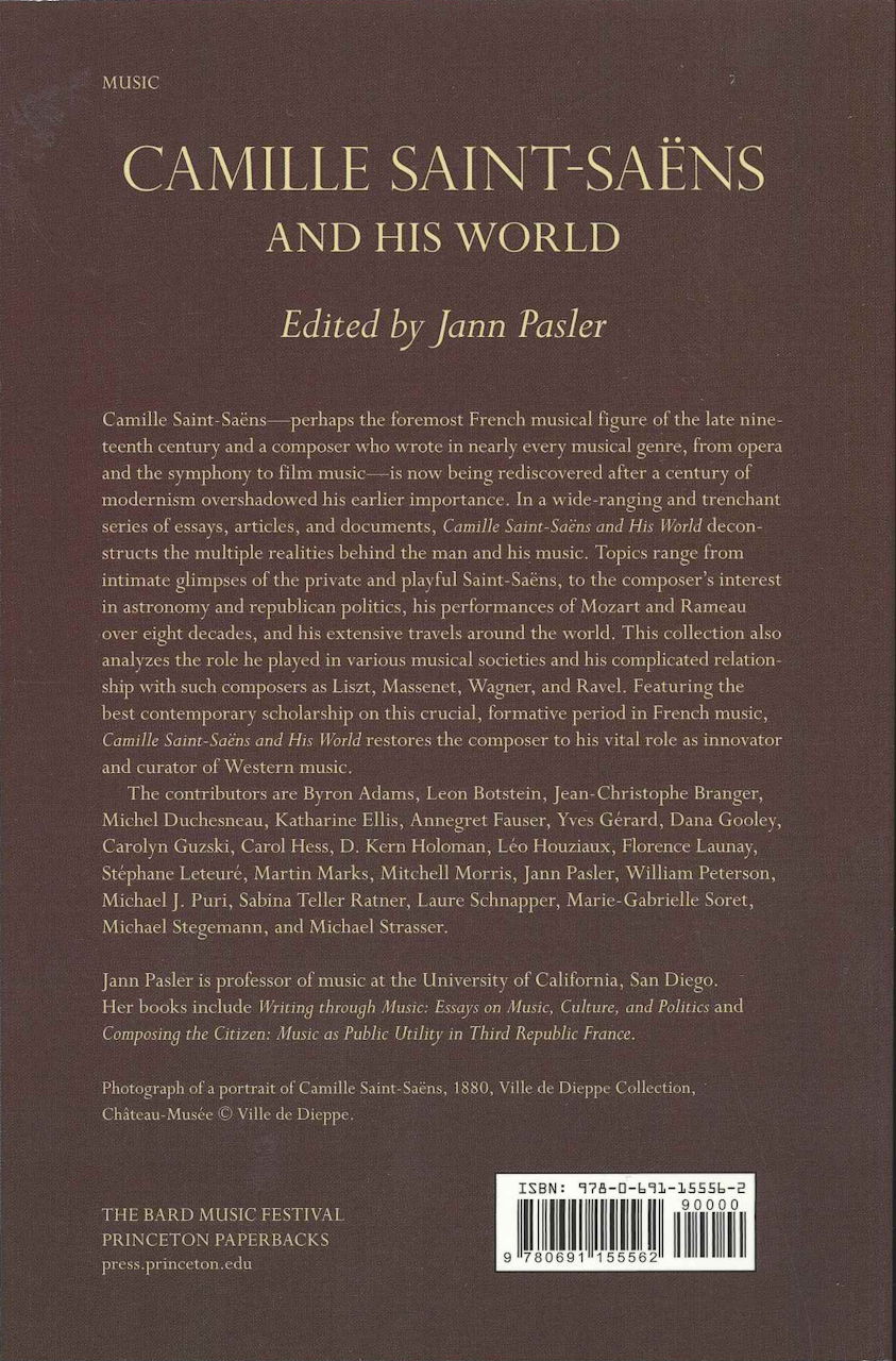 Pasler, Camille Saint-Saens (paper) (Princeton University Press)