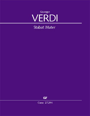 Verdi, Stabat mater (Full Score) (Carus)