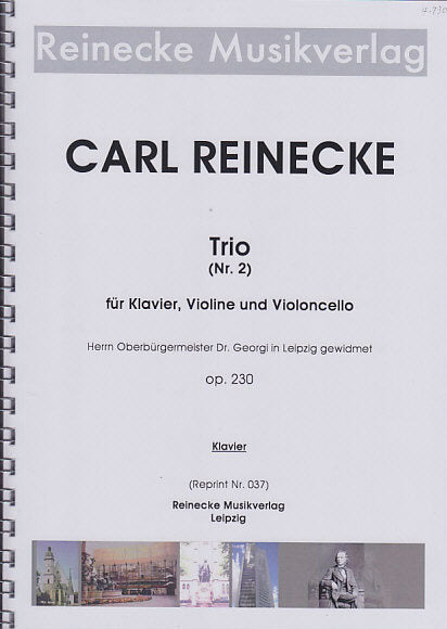 Reinecke, Trio No. 2, op. 230 (Reinecke Musikverlag)