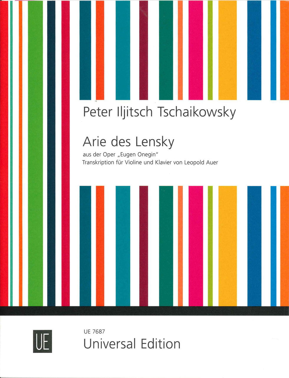 Tchaikovsky, Arie des Lensky (arr. Auer) (Universal)