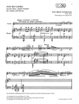 Tchaikovsky, Arie des Lensky (arr. Auer) (Universal)