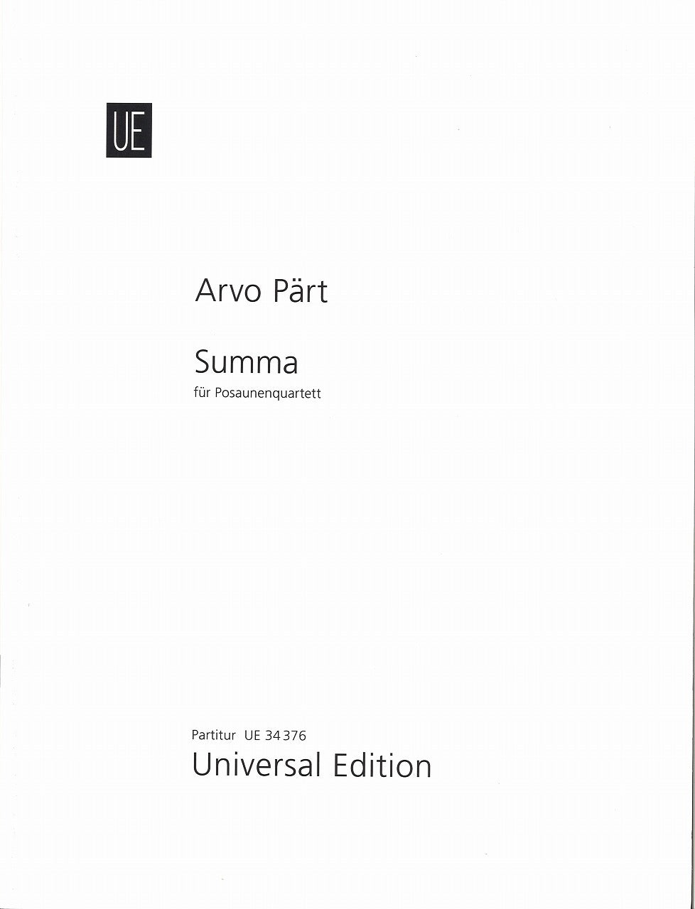 Part, Summa (1977/2008) (4Tbn) (Universal)