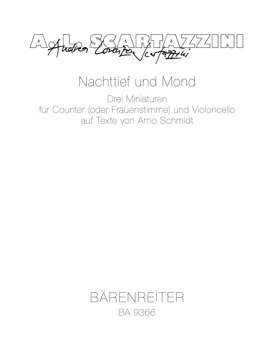Scartazzini, Nachttief und Mond (Ct/A,Vc (Barenreiter)