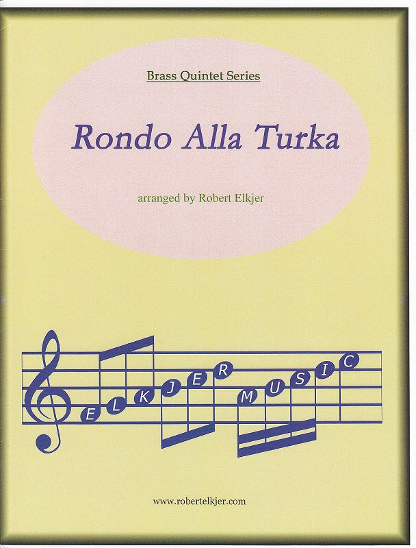 Mozart, Rondo Alla Turka (Quintet) (Elkjer Music)