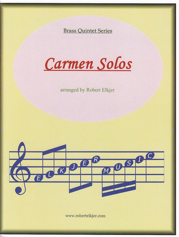 Bizet, Carmen Solos (Quintet) (Elkjer Music)