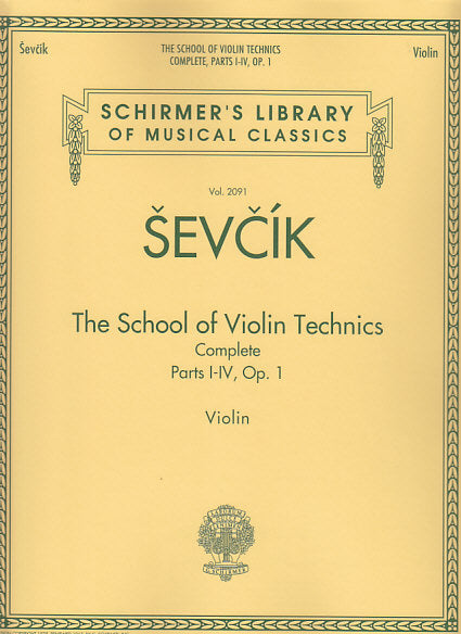 Sevcik, School of Vn Technics op. 1 Cplt (G.Schirmer)