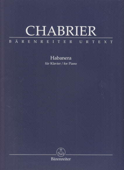 Chabrier, Habanera (1885) (Barenreiter)