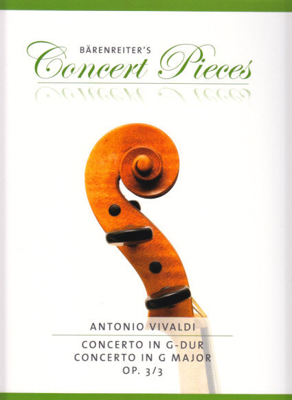 Vivaldi, Concerto op. 3/ 3 (Sassmannshau (Barenreiter)