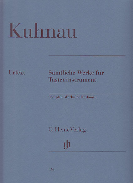 Kuhnau, Samtliche Werke fur Tansteninst (Henle)