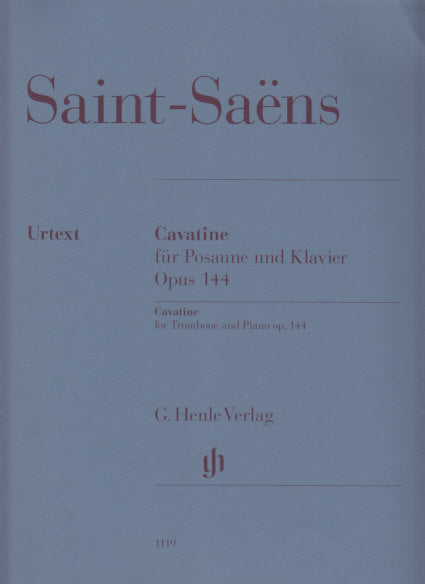 Saint-Saens, Cavatine op. 144 (Tbn,Pf) (Henle)