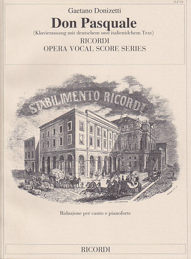 Donizetti, Don Pasquale [I/G](Rattalino) (Ricordi)