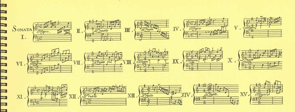 Scarlatti, Essercizi: 30 Sonaten, 1-15 (Mieroprint)