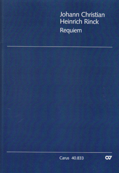 Rinck, Requiem TTBB,Org) [L] (Carus)