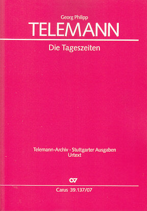 Telemann, Tageszeiten TVWV 20/39 (Carus)