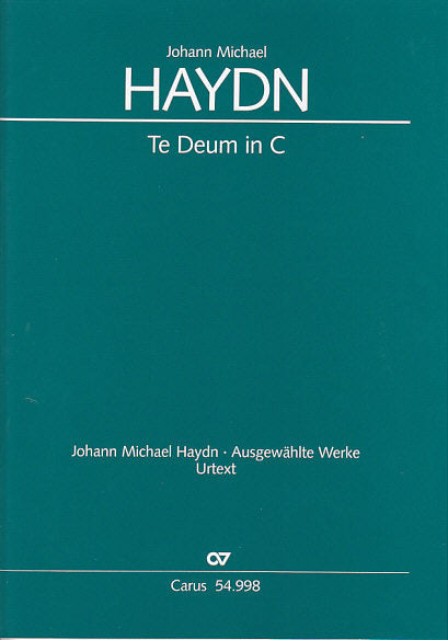 Haydn,M., Te Deum in C (Carus)