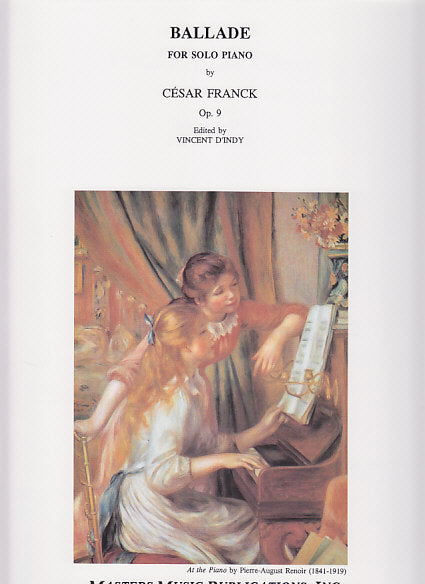 Franck, Ballade op. 9 (1844) (Masters Music)