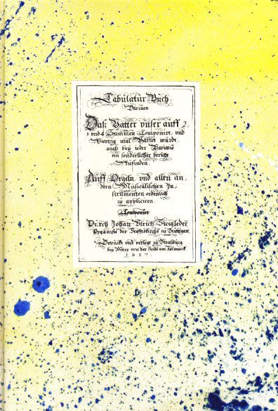 Steigleder, Tabulatur Buch (1627) (Cornetto)